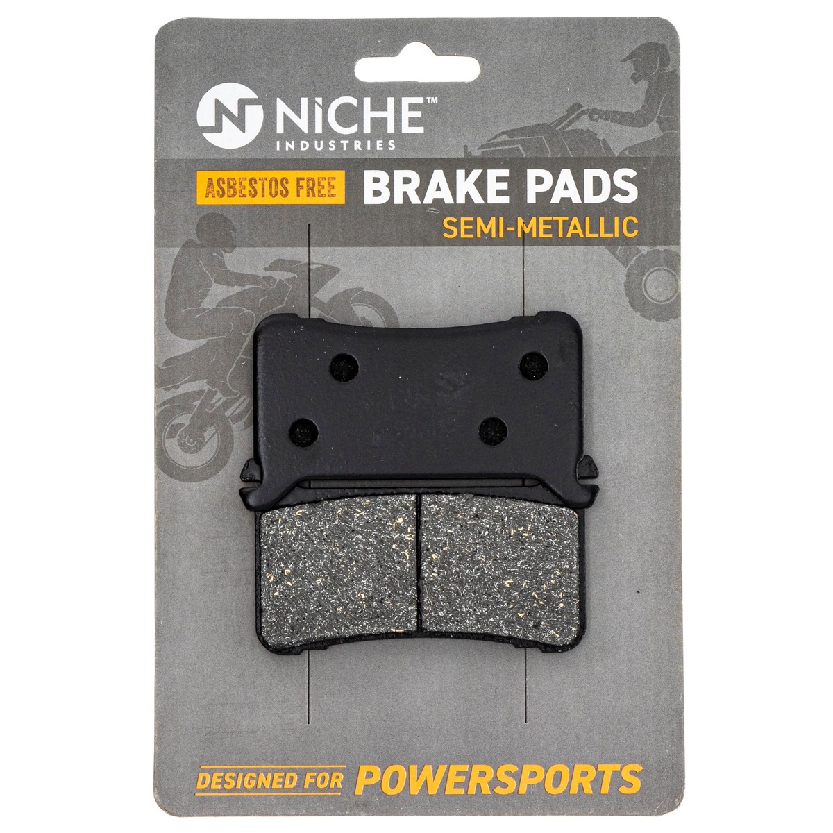 Front Semi-Metallic Brake Pad Set For Honda 06455-MKF-D41