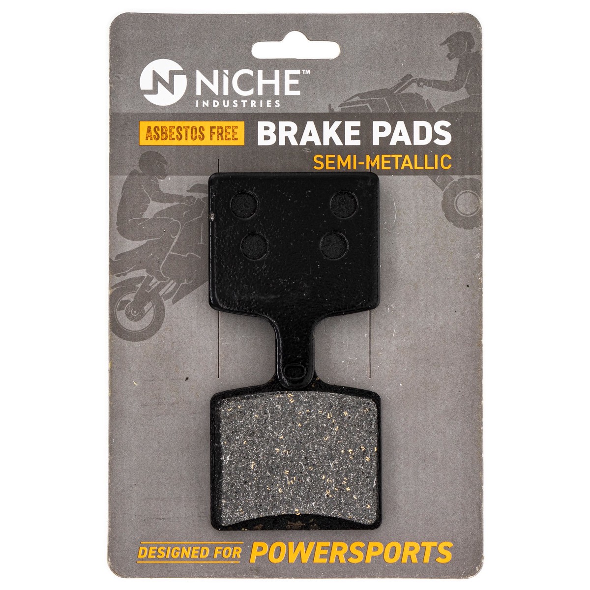 Rear Semi-Metallic Brake Pad Set For Yamaha 8JP-F5811-00-00