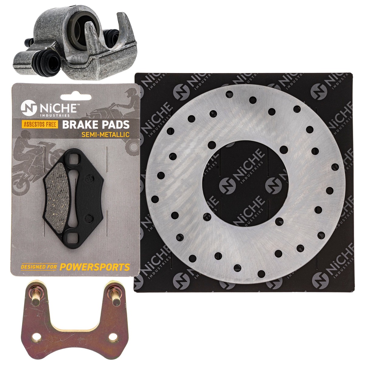 Single Caliper Rotor Pad Set For Polaris MK1007909