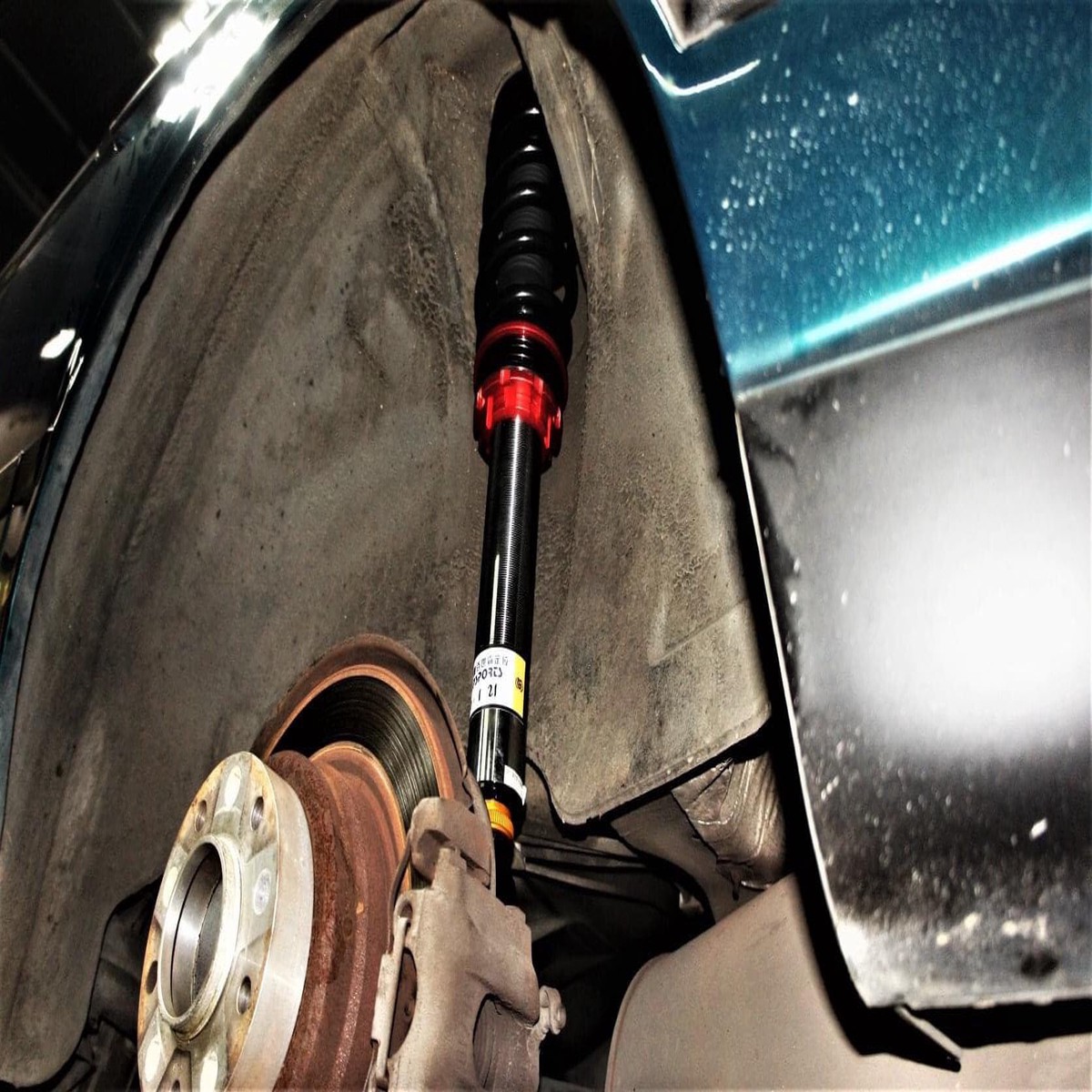 AGT Shock 1987-1996 E345 SERIESMK3 Front Rear Inverted Fork-Front Spring Rate10K200 Rear Spring Rate 8K200P
