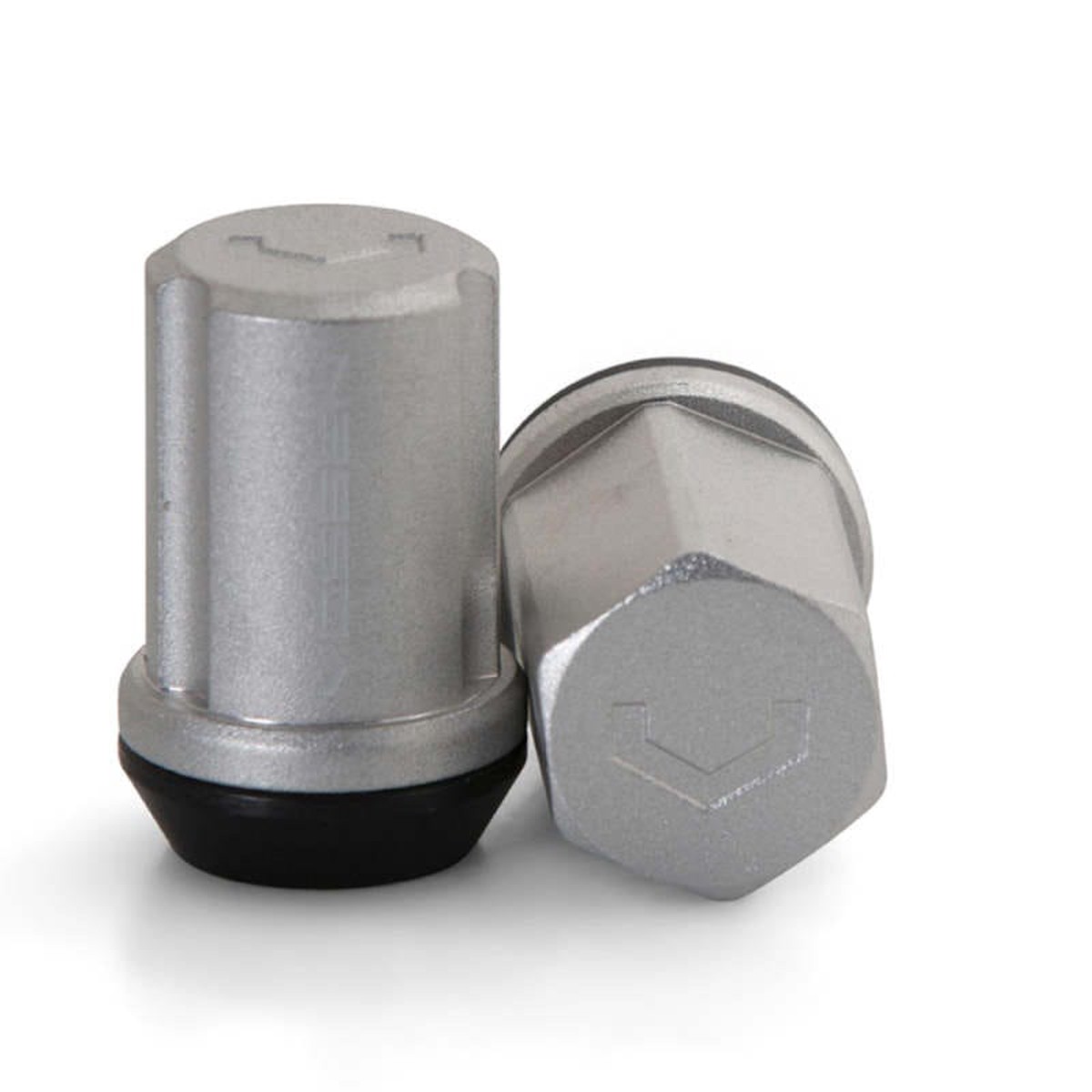Vossen 35mm Lock Nut - 12x15 - 19mm Hex - Cone Seat - Silver (Set of 4)