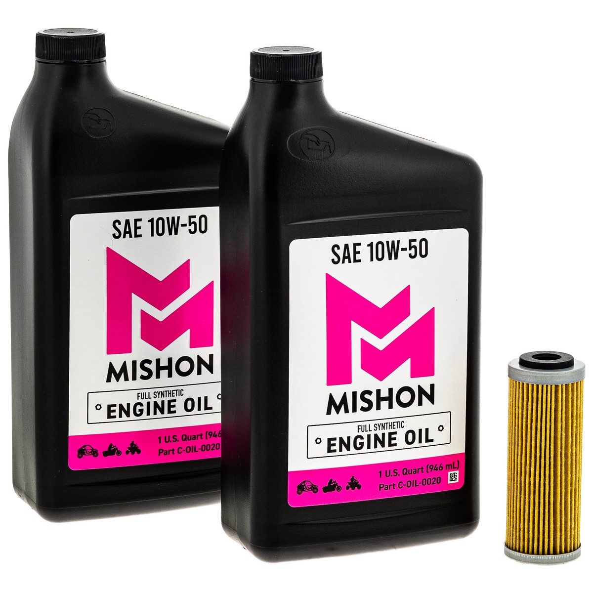 MISHON Engine Oil Change Kit for KTM 450 350 505 SX-F XC-F 500 EXC-F