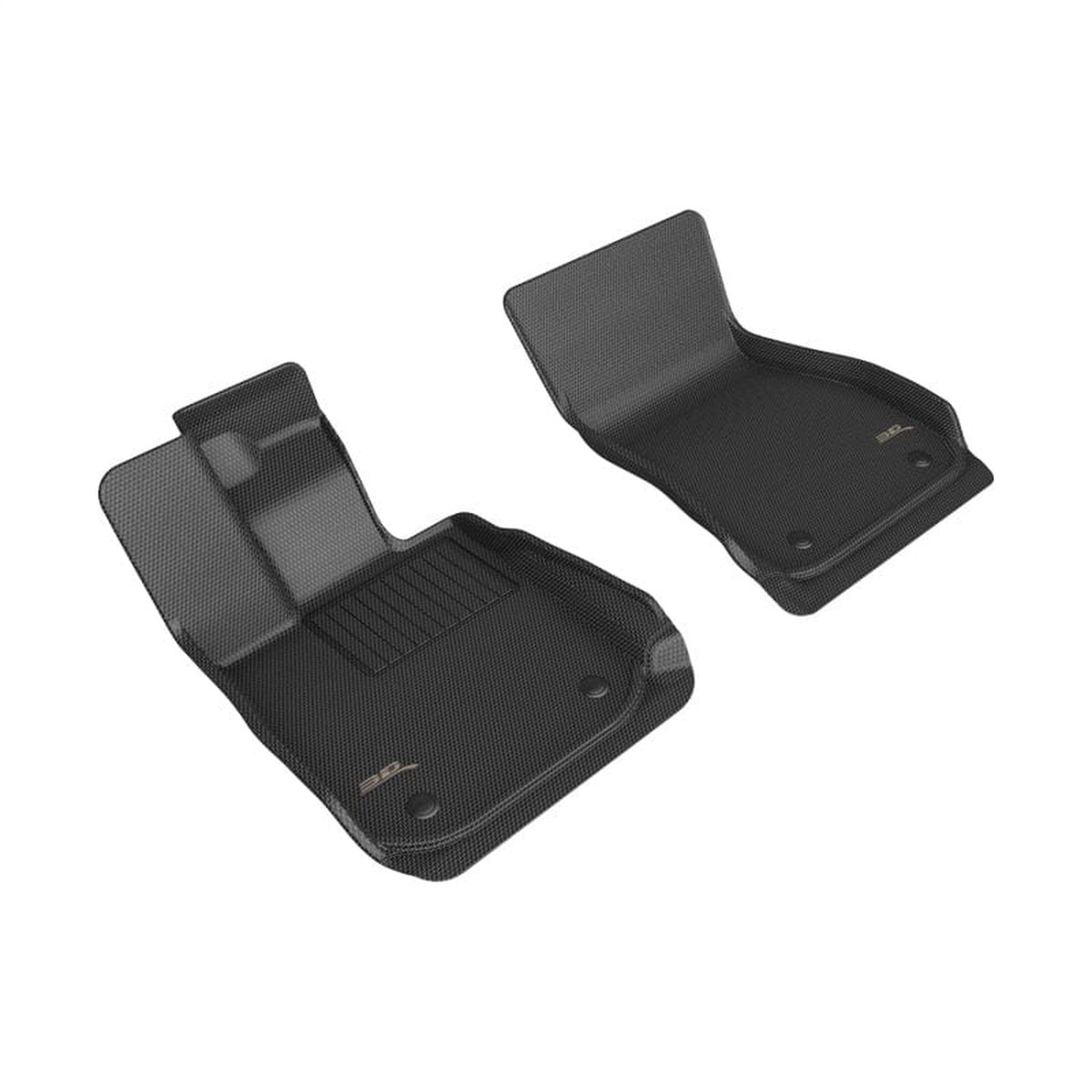 3D Maxpider 2020 BMW 8 Series CoupeConvertible RWD Kagu 1st Row Floormat - Black
