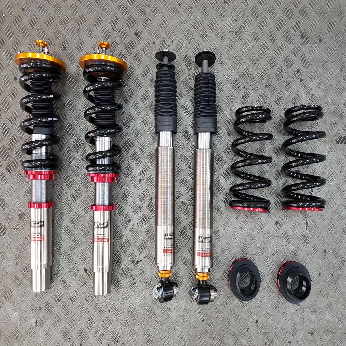 AGT Shock 2007-2013 E70 24WD MK2 24WD Front Rear Inverted Fork-Front Spring Rate 12K210 Rear Spring Rate10K220 BW-16-04