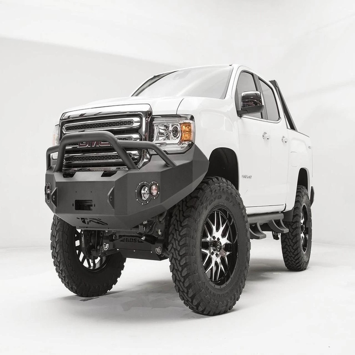 Premium Winch Front Bumper 2 Stage Black Powder Coated wPre-Runner Guard GC15-H3452-1