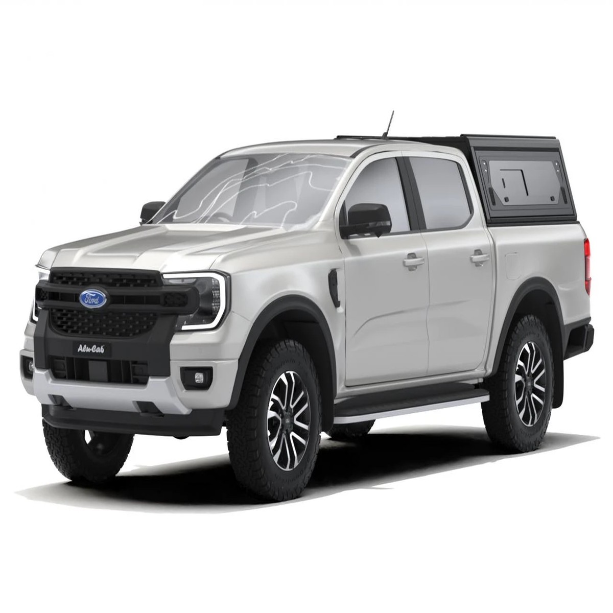 (24) Ford Ranger - Alu-Cab Contour Truck Cap w Side Windows