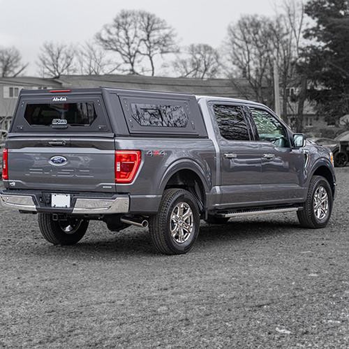 (15-20) Ford F150 55 - Alu-Cab Contour Truck Cap w Side Windows